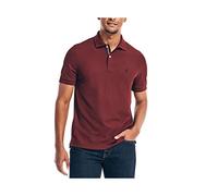 Nautica Performance Pique Polo Shirt, Bordeaux Royal, L Homme