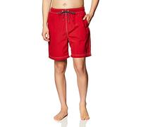 Nautica Solid Quick Dry Classic Logo Swim Trunk