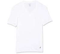Nautica - T-Shirt à col en V en Coton - pour Homme - Paquets Multiples - - Small