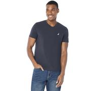 Nautica T-Shirt à Manches Courtes et col en V pour Homme, Bleu Marine, Taille XL