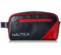 Nautica Men's Top Zip Travel Kit Toiletry Bag Organizer