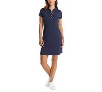 Nautica Women's Easy Classic Short Sleeve Stretch Cotton Polo Dress, Navy Seas, Medium