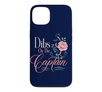 Nautical Captain Humour Anchor Floral Boating Citation Coque pour iPhone 13