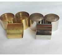 NAUTICAL GIFT STORE Lot de 6 embouts en laiton massif et argent pour canne de marche