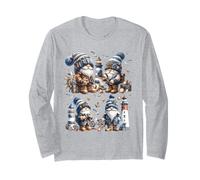 Nautical GNOME for Women and Men Funny Lighthouse Keeper Manche Longue