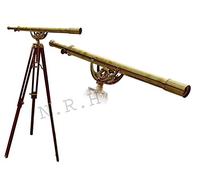 Nautical Harbor Master Télescope en Laiton avec trépied Fait Main