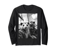 Nautical Possum Opossum Selfie Bateau Voilier Manche Longue