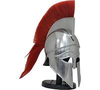 Nautical Replica Hub Casque d'armure grecque médiéval corinthien avec Red Plume Knight Spartan