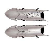 Nautical Replica Hub Ensemble d'armure médiévale vintage en acier avec finition argentée