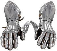 Nautical Replica Hub Gants de chevaliers polis médiévaux blindés, Argenté., taille unique