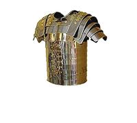 Nautical Replica Hub Lorica romaine médiévale avec plaque de poitrine armure en laiton Segmenta Taille unique