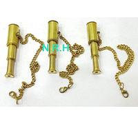 Nautical Replica Hub Lot de 3 Porte-clés télescopiques en Laiton 7,6 cm
