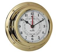 Nauticalia Horloge de marée Fitzroy en Laiton Chromé 15 cm