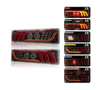 NAUTIG Feu Arrière LED 46 Cm, Feu De Stop Et Recul, Brouillard, Étanche, Pour Camion, Remorque, Caravane, Fourgon Feu Arrière LED(2PCS 46cm)