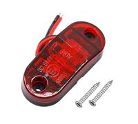 NAUTIG Feux Gabarit Latéraux À LED 12 V 24 Pour Remorque Camion, Arrière, Clignotants, Freinage, Stationnement, Accessoires Automobiles Feu Arrière LED(Rouge)