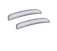 NAUTIG Feux Position Latéraux LED Avant Arrière Pour Dodge Pour Charger Lentille Fumée Clignotants Ambre Rouge Blanc Accessoires Voiture Feu Arrière LED(2pcs Rear Red)