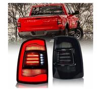 NAUTIG Feux Remorque ArrièRes 2 Pièces LED Feux Arrière Assemblage Feu Arrière Feu Arrière Feux Freinage Arrière Pour Dodge Pour RAM 1500 2500 3500 V6 V8 2009 2010 2011-2018(Smoke)