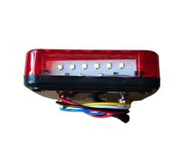 NAUTIG Lot De 2 Feux Remorque Submersibles 12 V 26 LED, Stop, Clignotants, Plaque D'immatriculation Pour Camion, Camping-car Feu Arrière LED