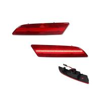 NAUTIG Lot De 4 Feux Position Latéraux À LED Pare-chocs Avant, Ambr Arrière, Clignotants Rouges, Pour Chrysler Crossfire (2004-2008) Feu Arrière LED(2pc Rear Red Red)