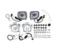 NAUTIG Phare Avant Kit De Feux Antibrouillard Rectangulaires À LED Pour Moto Pour Goldwing GL1800 F6B Pour Valkyrie 2012-2017 Phares(NO1 Fog Light)