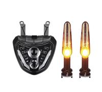 NAUTIG Phare Avant Pour MT 07 Pour MT-07 FZ07 2015-2016 Phare LED Pour MT07 2014-2017 Projecteur E-mark Feux Jour Étanches Phares(Bundle)