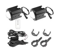 NAUTIG Phare Avant Pour Polaris RZR Pour Can-Am Pour Maverick X3 Spot Beam Pod Light Whip Lights Pour Côte À Côte Pour Kit Serrage Tube 1,5''-2'' Phares(60W Light)