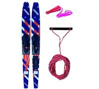 Nautilo Kit Complet de Ski Nautique débutants INCL Corde de Traction+Triangle
