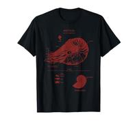Nautilus Anatomie Graphique Géologie Biologie Science Professeur T-Shirt