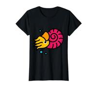 Nautilus Céphalopode sous l'eau Fun T-Shirt Graphique avec Valeur, Femme, Noir, XS