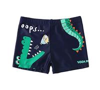 NautySaurs 2-11 Ans garçons Maillots de Bain bébé garçon Dessin animé Dinosaure Crocodile Kids Natation Shorts, Crocodile, 9-11 Ans