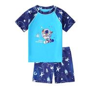NautySaurs Maillot de bain 2 pièces pour garçon avec maillot de bain 2 pièces motif dinosaure requin, Astronaute., 5-6 ans