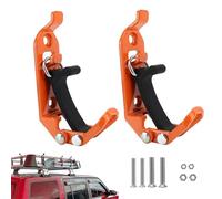 NAUXIU 2 Pcs Heavy Duty Metal Rubber Shovel Mount Kit, Support de Pelle, Pince de Montage D'outil en Caoutchouc, Pince de Support de Pelle avec Conception Universelle, Idéale pour Les Véhicules(B)