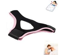 NAUXIU veralabs Airflow Jaw Strap,sangleflow Sangle de machoire,Sangle de machoire Anti ronflement,Dormir Bouche fermée,mentonnière pour Dormir,Sangles Anti-ronflement, Masque de mâchoire Airflow