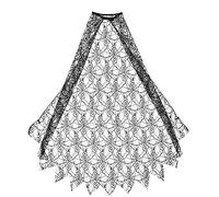 NAUZE Cape en toile d'araignée pour femme - Cape de sorcière unisexe
