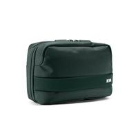 NAVA DESIGN - Trousse porte-câbles avec fermeture à double fermeture éclair, couleur vert foncé - Dimensions 15 x 24 x 9 cm