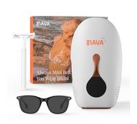 Nava Mini Pro Appareil d'épilation IPL compact pour homme et femme avec technologie de refroidissement glacial indolore, modes automatique et manuel, 5 niveaux d'intensité, pour épilation au laser du