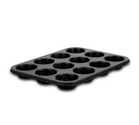 NAVA Plaque à muffins Moule à muffins REVÊTU GRANIT Plaque de cuisson pour 12 muffins Cupcakes NATURE