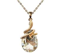 Navachi Métal de base plaqué or 18 ct Poire Blanc Zirkonia