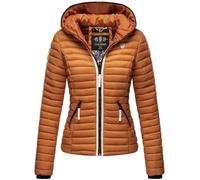 Navahoo B811 Veste matelassée pour femme avec capuche pour l'automne, Cannelle, S