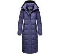 Navahoo B872 Manteau d'hiver matelassé pour femme, bleu et violet, XXL