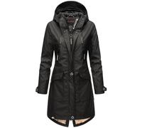 Navahoo B939 Veste imperméable à capuche pour femme, Noir , S