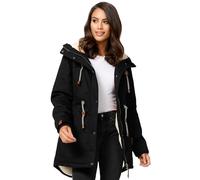 Navahoo B991 Veste d'hiver doublée chaude pour femme avec fourrure en peluche