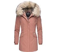 Navahoo Cristal Parka d'hiver pour Dame avec Une Capuche en Fourrure synthétique Marron L