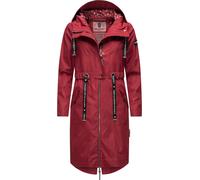 Navahoo Femmes de Transition Veste Manteau Court Parka à Capuche Doublé Automne