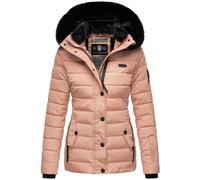Navahoo Femmes Hiver Veste Matelassée D'Hiver Fausse Fourrure Doublé Capuche
