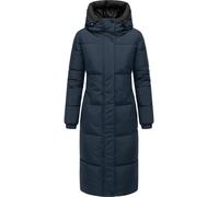 Navahoo Femmes Long Manteau D'Hiver Chaud Matelassé avec Capuche Taublüte XIV