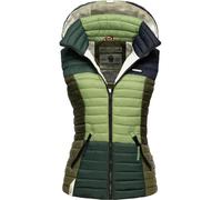 NAVAHOO Gilet 'Shadaa' vert / mélange de couleurs, Taille XS