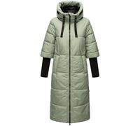 NAVAHOO Manteau d’hiver 'Ciao Miau XIV' vert pastel / noir, Taille M