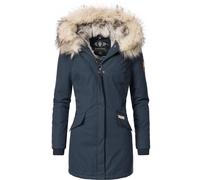Navahoo Cristal Parka d'hiver pour Dame avec Une Capuche en Fourrure synthétique Navy S