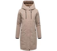 NAVAHOO Manteau d’hiver 'Hageltanz 14' beige / noir, Taille XXXL